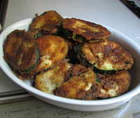 Panierte Zucchini