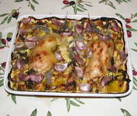 Zitronenkartoffeln